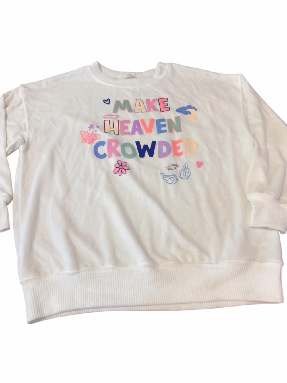 Altar’d State Intimates 'Make Heaven Crowded' Graphic Shirt Womens Small NWT